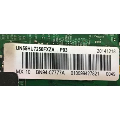 KIT DE TARJETAS PARA TV SAMSUNG / MAIN BN94-07777A / BN41-02257A / BN97-08902A / T-CON LJ94-30167G / BN96-30712A / VD_STV5565EU22BC6LV0.3 / FUENTE BN4400781A / L55C4_EHS / BN44-00781A / PANEL CY-VH055FGLV1H / LSF550FJ03-G02 / MODELO UN55HU7250FXZA TH01 - Imagen 3